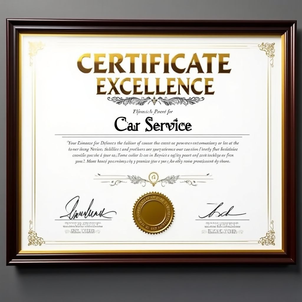 Certificat de excelență